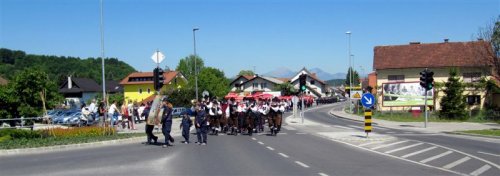 Pred križiščem z Ljubljansko cesto